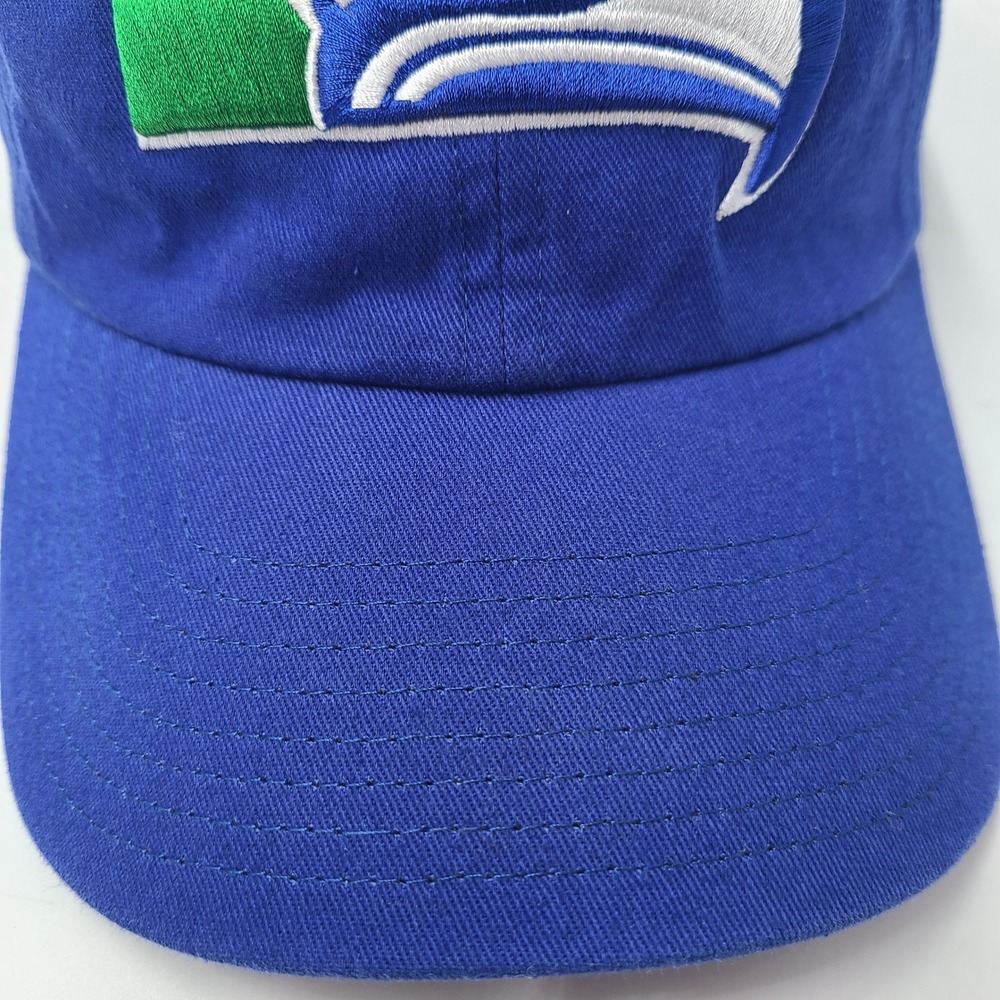 Seattle Seahawks Hat Strapback NFL Team Apparel Blue NFL Vintage Retro Logo Men - Picture 3 of 13